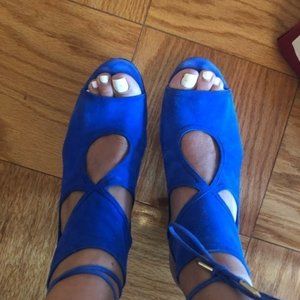 Aquazurra Blue Sandals